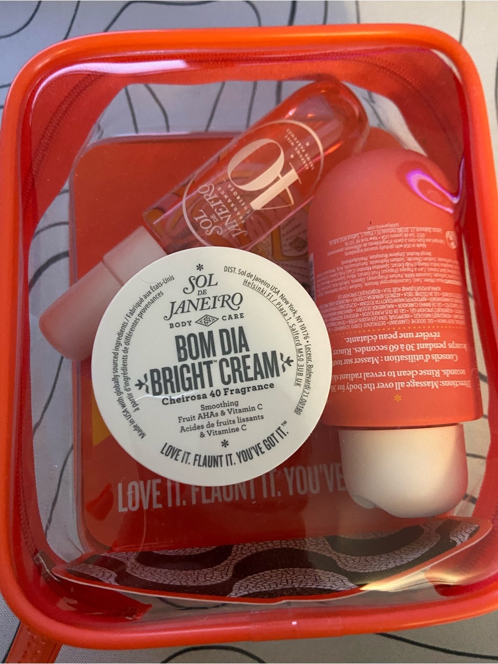 Sol de Janeiro Orange Travel Skincare Set
